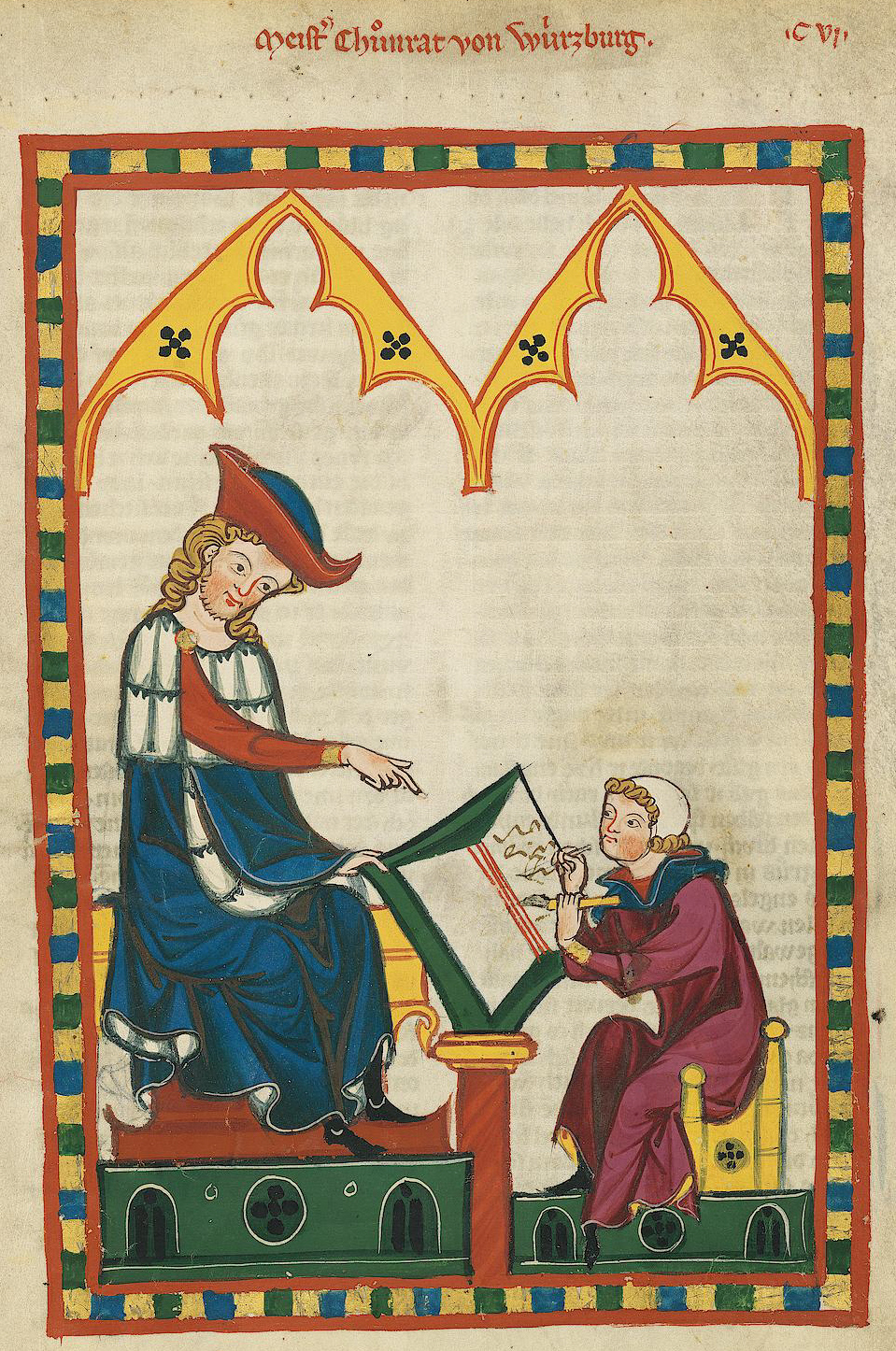 14 Codex Manesse Konrad von Würzburg